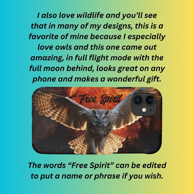 Coques Case-Mate iPhone Vol de nuit (Créateur téléchargé)