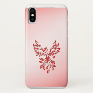 Case-Mate iPhone Case Vol d'un Phoenix rouge sur rose