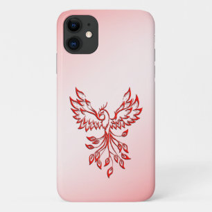 Case-Mate iPhone Case Vol d'un Phoenix rouge sur rose