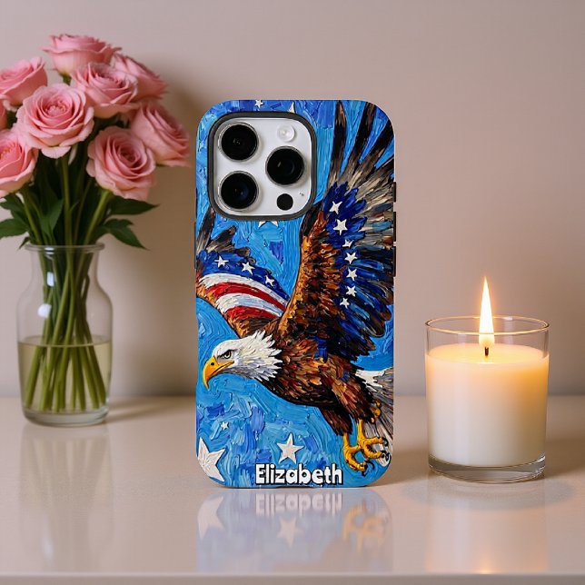 Coques Case-Mate iPhone Vol patriotique, ciel étoilé (Créateur téléchargé)