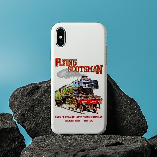 Coques Case-Mate iPhone Volant Scotsman Steam Train Anglais Locomotive (Créateur téléchargé)