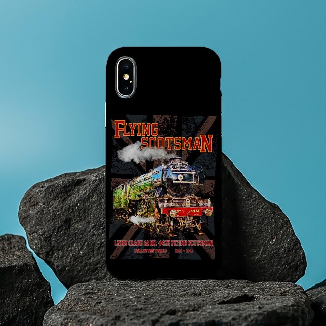 Coques Case-Mate iPhone Volant Scotsman Steam Train Anglais Locomotive (Créateur téléchargé)