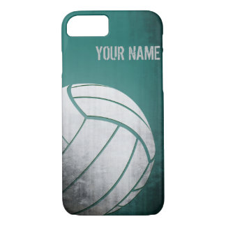 Etui iPhone Case-Mate Volleyball avec la nuance grunge de vert d'effet