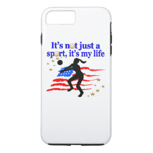 COQUE Case-Mate iPhone VOLLEYBALL LIFE USA FLAG DESIGN