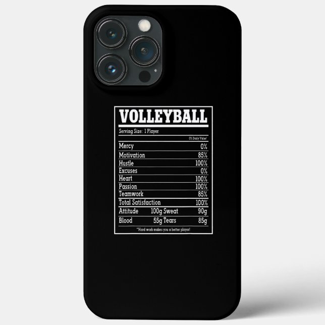 Coques Case-Mate iPhone Volleyball Nutrition Faits Femmes Joueuses  (Verso)