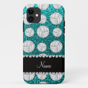 Coque Case-Mate iPhone Volleyballs lumineux nommés faits sur commande de
