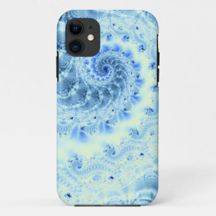 Coque Case-Mate Pour iPhone Vortex fractal bleu