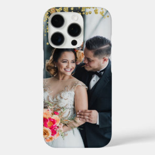 Coque iPhone 16 Pro Vos Couples préférés Photo Gold Sparkles