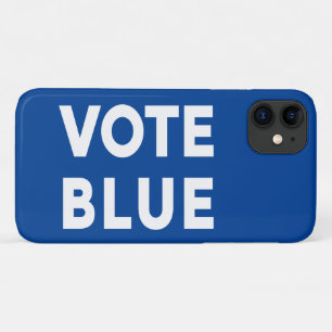 Case-Mate iPhone Case Vote Blue bold text sur les élections politiques b