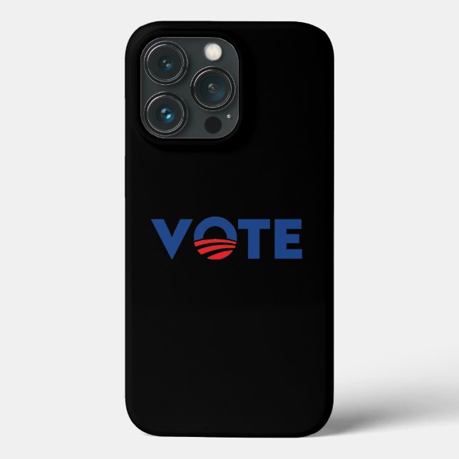 Coques Case-Mate iPhone Vote hope rouge noir et bleu typographie démocrate (Verso)