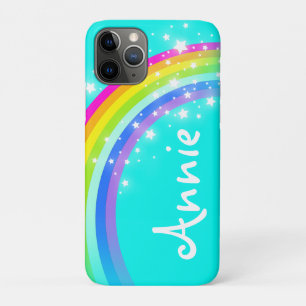 Etui iPhone Case-Mate "Votre" (caisse nommée d'iPod d'aqua d'arc-en-cie