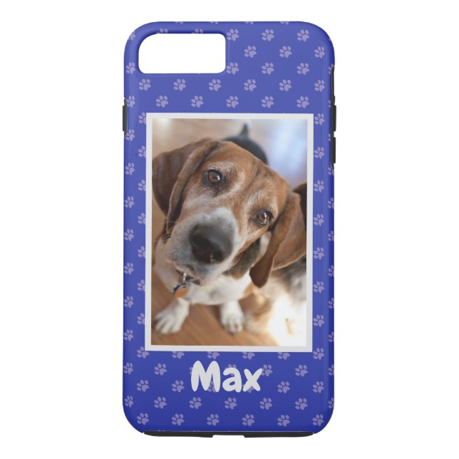 Coques Case-Mate iPhone Votre Chien Photo et nom Chien Chien Chien Chien C (Dos)