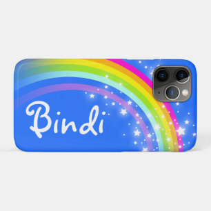 Coque iPhone 11 Pro "Votre" (coque iphone nommé de bleu d'arc-en-ciel