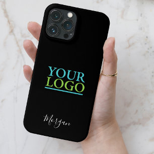 Case-Mate iPhone Case Votre Logo/Art/Photo, do-it-yourself Nom Script bl