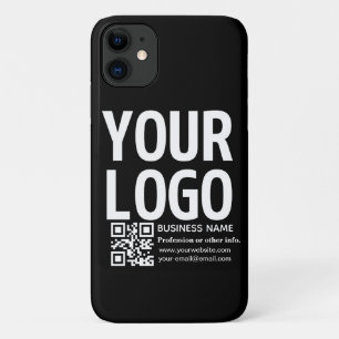 Case-Mate iPhone Case Votre logo avec code QR et texte modifiables