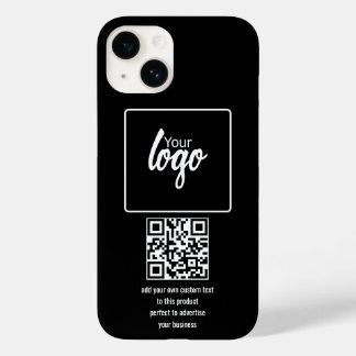 Coque Case-Mate iPhone Votre logo d'entreprise Code QR et texte