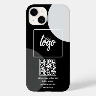 Coque Case-Mate iPhone Votre logo d'entreprise Code QR et texte
