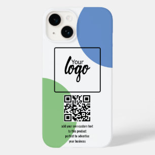 Coque Case-Mate iPhone Votre logo d'entreprise Code QR et texte