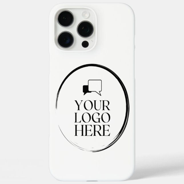 Coques Case-Mate iPhone Votre logo ici (Verso)