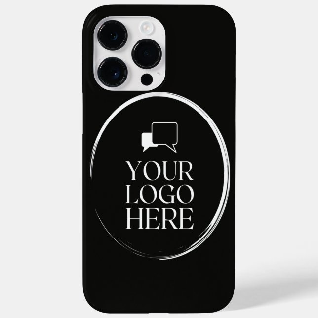 Coques Case-Mate iPhone Votre logo ici moderne (Verso)