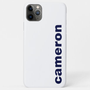 Case-Mate iPhone Case Votre nom Moderne Blanc