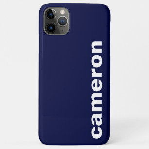 Case-Mate iPhone Case Votre nom Moderne Marine
