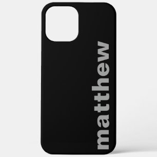 Case-Mate iPhone Case Votre nom Moderne Noir