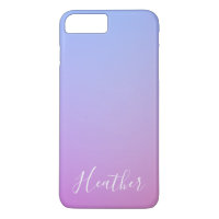 Votre nom ou mot | Rose et bleu violet