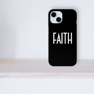 Coque Case-Mate iPhone Votre nom, texte gras blanc   Noir