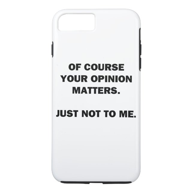 Coques Case-Mate iPhone Votre opinion compte (Dos)