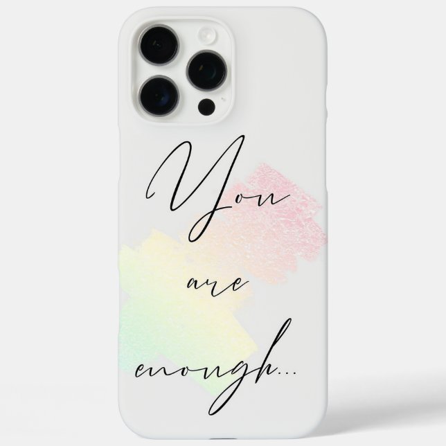 Coques Case-Mate iPhone Vous Êtes Assez (Verso)
