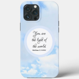 Case-Mate iPhone Case Vous êtes la Lumière du monde Bible Verse Bleu