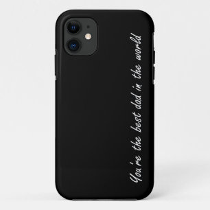Case-Mate iPhone Case Vous êtes le meilleur papa au monde - le noir -