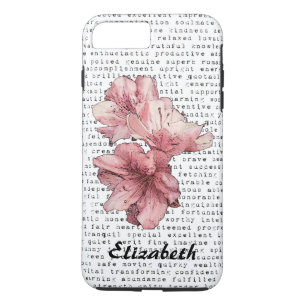 Case-Mate iPhone Case Vous êtes Mon Inspiration Mots Typographie Pink Fl
