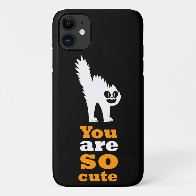 Coques Case-Mate iPhone Vous êtes si mignon chat frusté (Dos)