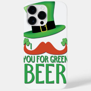 Coques Pour iPhone vous moustache pour la bière verte gingembre mous