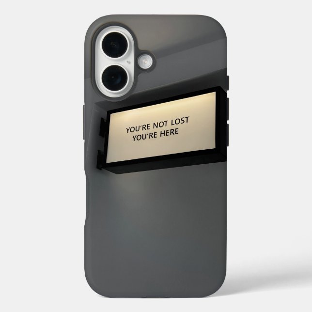 Coques Case-Mate iPhone Vous n'êtes pas perdue, vous êtes ici (Verso)