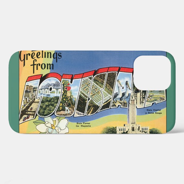 Coques Case-Mate iPhone Voyage à l'ancienne, Salutations de la côte du Gol (Verso (horizontal))