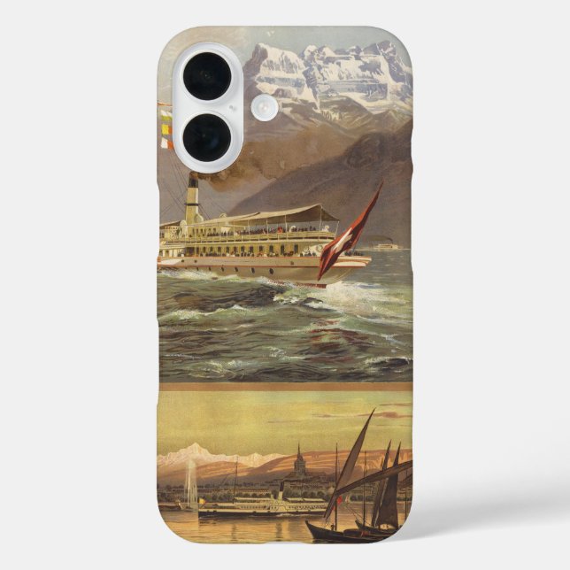 Coques Case-Mate iPhone Voyage au Lac Léman (Verso)