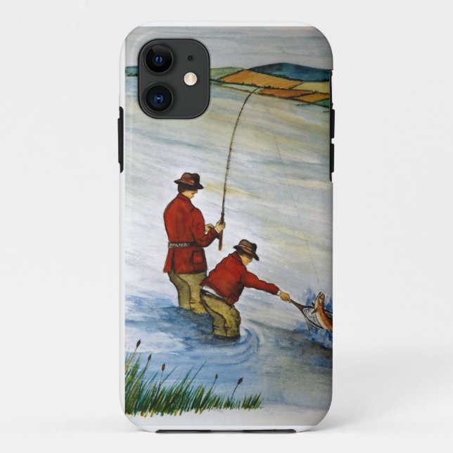 Coques Case-Mate iPhone Voyage de pêche père et fils (Dos)