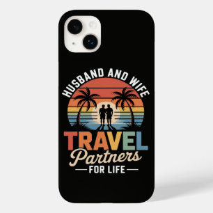 Coque Case-Mate iPhone Voyage de plage - Mari et femme partenaires de voy