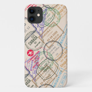Coque Case-Mate Pour iPhone Voyage de timbres de passeport