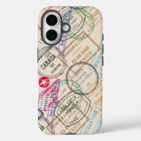 Voyage de timbres de passeport
