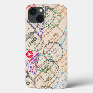 Etui iPhone Case-Mate Voyage de timbres de passeport