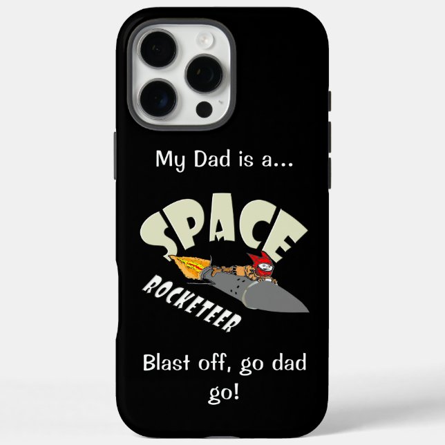 Coques Case-Mate iPhone Voyage spatial d'un rocketeer (Verso)