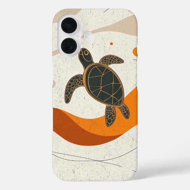 Coques Case-Mate iPhone Voyage tranquille de tortue (Verso)