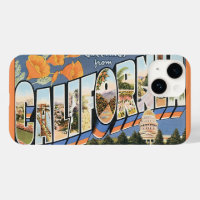 Voyage Vintage, Salutations de Californie Pavots
