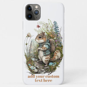 Case-Mate iPhone Case Voyageur Chipmunk Fleur sauvage Cottagecore person