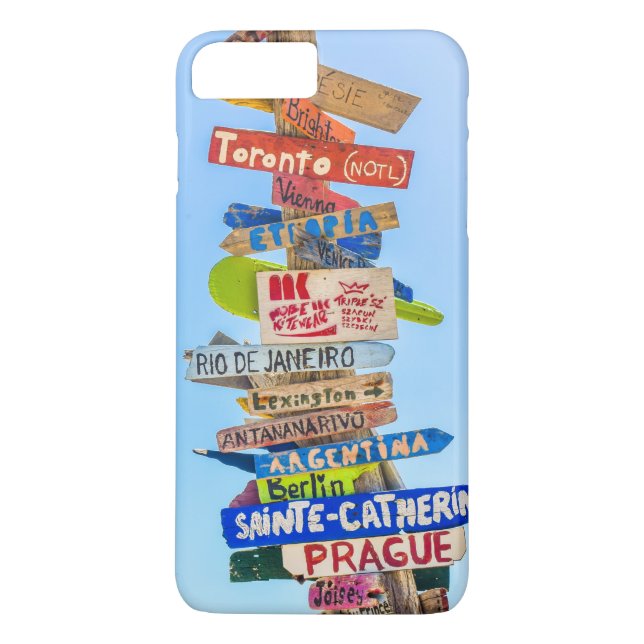 Coques Case-Mate iPhone Voyagez à travers le Monde (Dos)