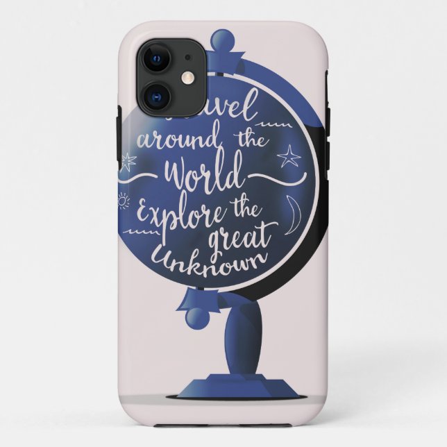 Coques Case-Mate iPhone Voyagez autour du monde Explorez la Grande Inconnu (Dos)